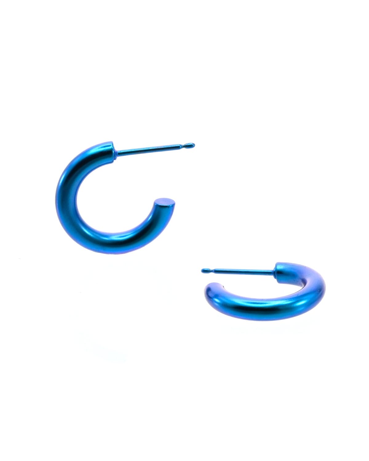 Pure Titanium 3/4 Hoop Earrings - 15mm - Image 4