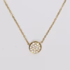 Titanium-Coated Stainless Steel Necklace with CZ Pendant – Skin-Friendly & Nickel-Free
